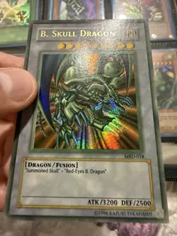 Yugioh MISPRINT ERROR FADED B. Skull Dragon MRD-018 - Image 2