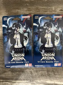 2x Bandai Union Arena Solo Leveling Booster Pack 12 Cards English - Image 1