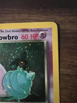 2000 Pokemon TCG - Dark Slowbro Team Rocket 12/82 - Unlimited Holo Rare - Image 3