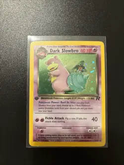 Pokemon TCG Dark Slowbro Team Rocket 12 Holo Unlimited Holo Rare 1st Edition - Image 1