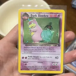 Pokemon TCG Dark Slowbro Team Rocket Holo Rare Unlimited - Image 1