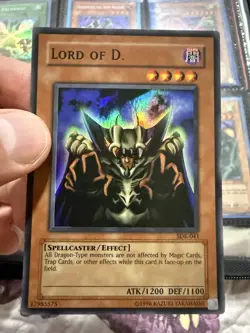 🔥Wavy Lord of D. SDK-041 Super Rare Unlimited LP YuGiOh SDK🔥 - Image 1