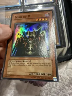 🔥Wavy Lord of D. SDK-041 Super Rare Unlimited LP YuGiOh SDK🔥 - Image 5