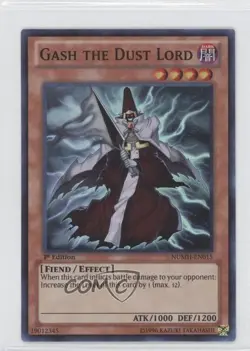 Gash the Dust Lord 1st Ed. YuGiOh Number Hunters #NUMH-EN015 - Image 1