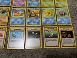 1999 Pokemon FOSSIL SET Unlimited Edition COMPLETE Uncommon Common Cards Lot NM - Image 5