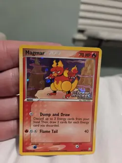 Magmar Ex Team Rocket Returns Stamp And Holo, 2004, 44/109 Lp-NM Pokemon Card - Image 1