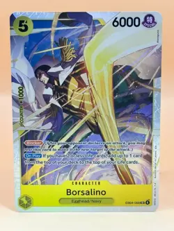 One Piece Card Game Borsalino SR EB04-058 OP15 Adventure on Kami’s Island - Image 2