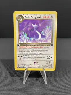 Pokemon Card 1ST EDITION Dark Dragonair Team Rocket 33/82 WotC Vintage 2000 NM - Image 1