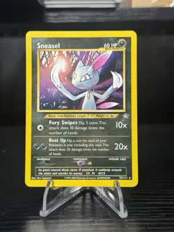 Pokemon Card - Sneasel 25/111 Neo Genesis - Regular - LP - Image 1