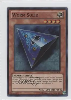 Worm Solid Unlimited YuGiOh Hidden Arsenal 3 #HA03-EN022 2010 - Image 1