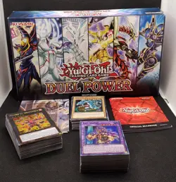 2017 YU-GI-OH DUEL POWER COLLECTOR'S SET GAME BOARD. 180 cards & rulebook - Image 1