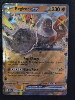 Pokemon TCG Regirock Ex 101/182 Destined Rivals Double Rare Holo NM Card - Image 1