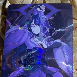 Raiden Shogun GENSHIN IMPACT Goddess Anime ACG Waifu Holo Girl Card Model - Image 2