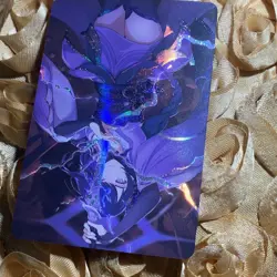 Raiden Shogun GENSHIN IMPACT Goddess Anime ACG Waifu Holo Girl Card Model - Image 3