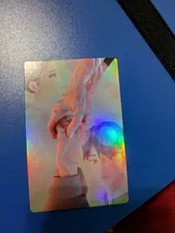 Rumi and Jinu K-pop Demon Hunters Holding Hands McDonald Holo Card - Image 1
