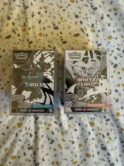 Pokemon TCG Black Bolt And White Flare Booster Bundle x2 New Sealed - Image 1