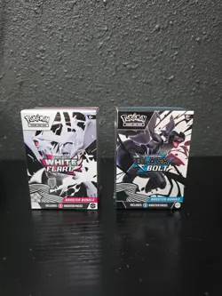 Pokemon Black Bolt And White Flare Booster Bundle (Sealed Pair) - Image 1