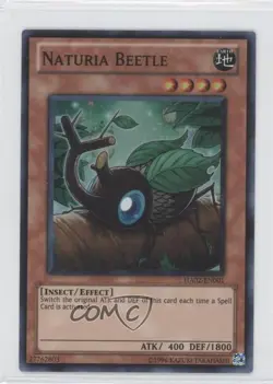 Naturia Beetle Unlimited YuGiOh Hidden Arsenal 2 #HA02-EN001 2010 - Image 1