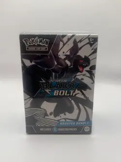 Pokemon TCG Scarlet and Violet Black Bolt Booster Bundle Sealed - Image 1