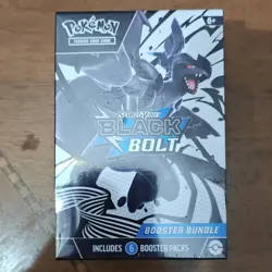 Pokemon TCG Scarlet & Violet Black Bolt Booster Bundle Box (6 packs) sealed new - Image 1