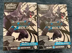 Pokemon Tcg, Scarlet And Violet Black Bolt Booster Bundle 2 Pack New And Sealed - Image 1