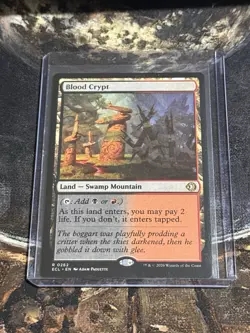 Wizards of the Coast Blood Crypt ECL Land Black Red #0262 English 2026 - Image 1