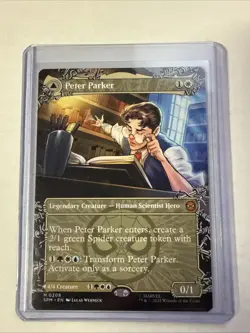 MTG Peter Parker / Amazing Spider-Man (Borderless) Marvel's Spider-Man Regular - Image 1