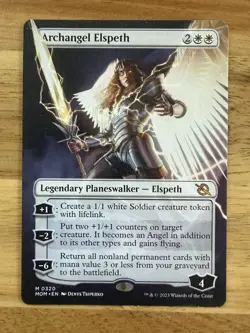 Archangel Elspeth (Borderless) - March of the Machine Planeswalker 320 MTG - Image 1
