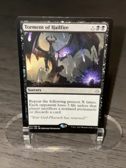 MTG Torment of Hailfire Hour of Devastation Regular Rare NM (B) - Image 1