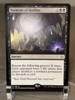 MTG Torment of Hailfire Hour of Devastation Regular Rare NM (B) - Image 2
