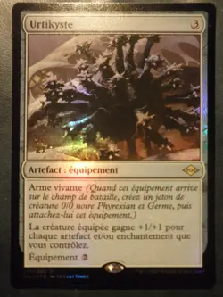 mtg magic nettlecyst FOIL dated FRENCH vf fr urtikyste modern horizons 2 - Image 1
