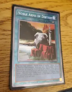 Yugioh 2014 Noble Arms Of Destiny NKRT-EN022 Platinum Rare - Image 1