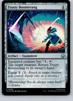 Trusty Boomerang – TLA – FOIL – 260 – MTG - Image 1