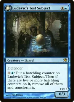 X 1 Ludevic's Test Subject Innistrad 064 MTG Magic The Gathering - Image 1