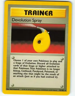Devolution Spray - 72/102 Base Set - Pokemon TCG - 1999 - Image 1