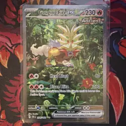 Pokemon Gouging Fire EX 204/162 SV05 Temporal Forces Holo Rare NM - Image 1