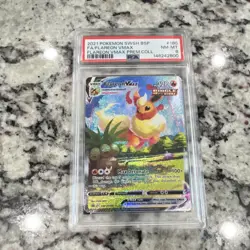 Pokemon Flareon VMAX Promo Holo SWSH180 PSA 8 2021 Sword & Shield - Image 1