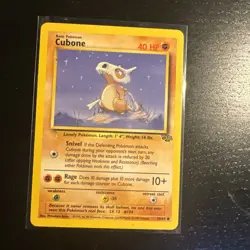 Cubone 50/64 Pokemon Jungle Set Common - Image 1