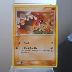 Groudon 5/106 Pokemon Emerald – English – Reverse Holo – Poor - Image 1