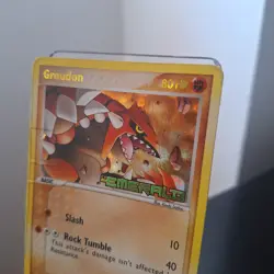 Groudon 5/106 Pokemon Emerald – English – Reverse Holo – Poor - Image 2