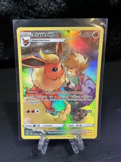 Pokemon Flareon TG01/TG30 Brilliant Stars Trainer Gallery Ultra Rare Holo MINT - Image 1