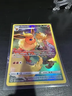 Pokemon Flareon TG01/TG30 Brilliant Stars Trainer Gallery Ultra Rare Holo MINT - Image 3