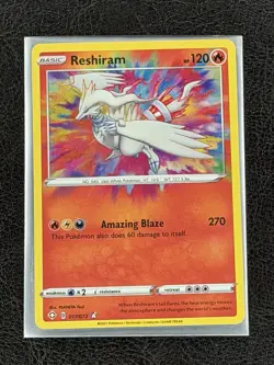 Pokemon TCG - Reshiram 017/072 Amazing Rare Shining Fates - 902 - Image 1