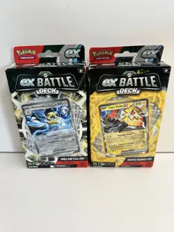 Pokemon Trading Card Game EX Battle Deck Melmetal EX & Tapu Koko EX 60 Card Deck - Image 1