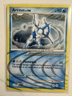 Pokemon Arceus AR4 Holo Rare Holo Arceus Set 90 HP Basic English Fastwave - Image 1