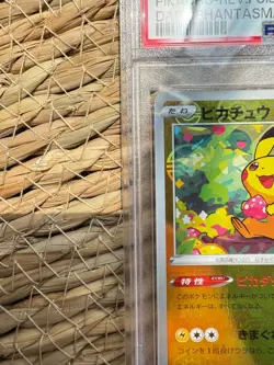 Pokemon Japanese 2022 Pikachu 014/071 Pokeball Reverse Holo PSA 6 - Image 4