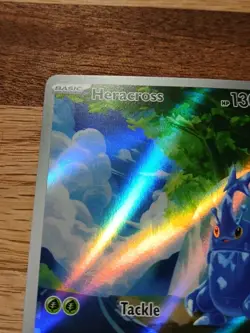 Pokemon Heracross Illustration Rare Holo SV Paldea Evolved 194/193 - Image 3