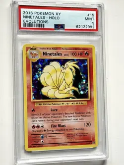 Pokemon | Ninetales 15/108 Holo 2016 XY Evolutions | PSA 9 Mint - Image 1