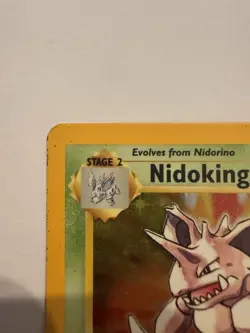 1999 Pokemon Base Set Nidoking 11/102 Holo Rare Wizards of the Coast English - Image 2