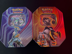 Pokemon Paradox Destinies Tin Bundle - Iron Boulder ex + Iron Crown ex Sealed - Image 1